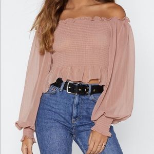 Off the shoulder top